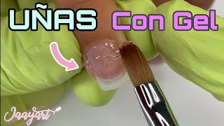 COMO HACER UÑA CON GEL DE CONSTRUCCION  Arquitek ProFantastik [upl. by Kingsley585]