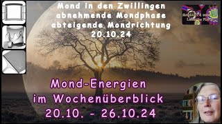 Wochenüberblick der Mondenergien vom 2010  261024 [upl. by Gnolb]