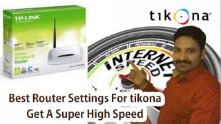 TPLink Wifi Router setup for tikona broadband  hindi [upl. by Naened931]