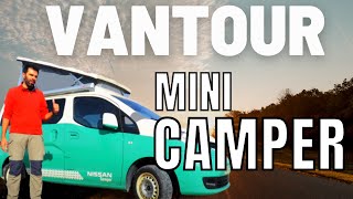 🔴 DESCUBRE la Furgoneta mini CAMPER Nissan NV200 ✅ NO Te Imaginas el INTERIOR VAN TOUR [upl. by Enilegnave]