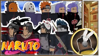 Roblox Naruto Avatars  The Akatsuki Showcase Part 1 [upl. by Caesaria483]