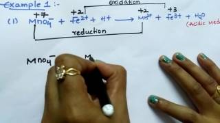 Trick for Balancing Redox Reactions in Acidic Medium [upl. by Elfrida468]