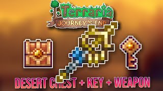 Terraria 14  New Desert Key and Chest  The Tiger Staff  Summoner Weapon [upl. by Arrec]