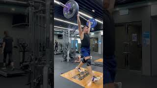 Clean amp Jerk 1RM Test  Training Log W24D4 weightlifting 舉重 [upl. by Darmit]