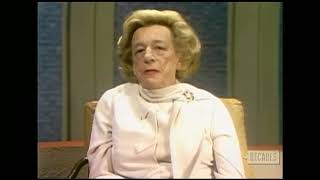 Lillian HellmanRare 1973 TV Interview [upl. by Lleryt880]