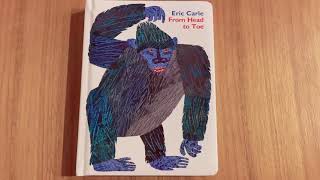 英語絵本読み聞かせ From Head to Toe by Eric Carle quotできるかな？あたまからつま先まで by エリックカールquot 寝かしつけ バイリンガル教育 [upl. by Preuss]