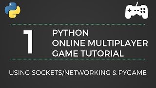 Python Online Game Tutorial 1  Creating a Client Using Sockets [upl. by Hiamerej]