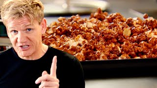 Gordon Ramsays Homemade Carmel Popcorn [upl. by Assereht]