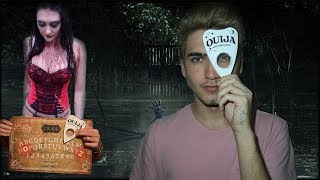 LOOKING THROUGH MY PLANCHETTE AT 3AM OUIJA BOARD AT 3AM [upl. by Zoilla656]