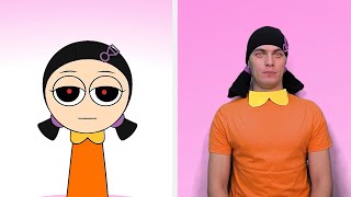 Sprunki 4 Phase 4 SQUID GAME Incredibox in Real life ❤️ sprunki incredibox [upl. by Narib]