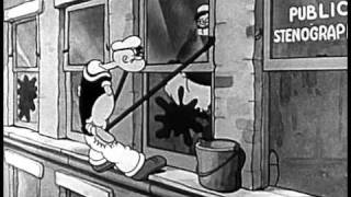 Popeye in The Paneless Window Washer [upl. by Ydnew]