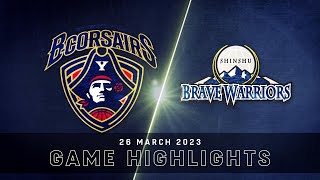 Yokohama BCorsairs vs Shinshu Brave Warriors  Game Highlights [upl. by Oirromed]