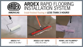 ARDEX Rapid Flooring Installation System Commercial [upl. by Neladgam]