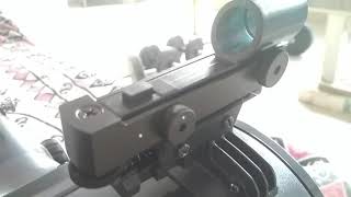 How to Install AssembleSet Star Pointer Finderscope  Celestron Astromaster 130EQ [upl. by Aliakam]