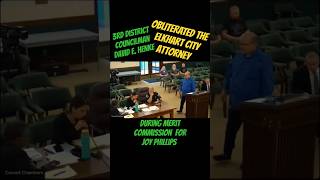 Elkhart Indiana Councilman David E Henke 3rd District  OBLITERATES Elkhart City Attorney [upl. by Crenshaw]