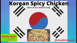 Korean Spicy Chicken Lettuce Wraps [upl. by Myranda]