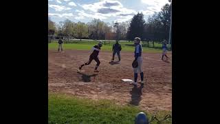 Caseys first HS Home Run spring 2021 left fence is 260 [upl. by Lucia]