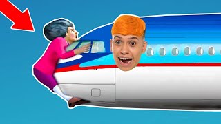 PROFESSORA MALVADA FOI ATROPELADA POR UM AVIÃO Scary Teacher [upl. by Dugaid]