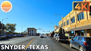 🇺🇸 4K60 Snyder Texas 🚘 Drive with me [upl. by Bensen410]