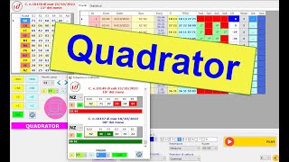 QUADRATOR modulo n062 di PremiereBox  Quadratura distanze nel gioco del Lotto [upl. by Irolam852]