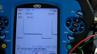 Falla de inyector  Osciloscopio Seminario diagnostico de inyector Parte 1 [upl. by Dryfoos]