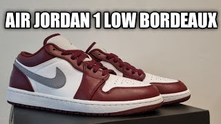 Jordan 1 low Bordeaux Review [upl. by Annairb190]