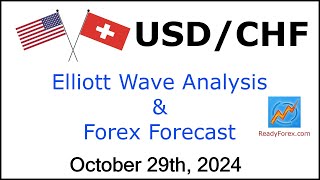 USD CHF Elliott Wave Analysis  Forex Forecast  October 29 2024  USDCHF Analysis Today [upl. by Egoreg96]