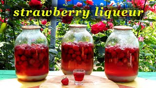 How to make strawberry liqueur a simple recipe [upl. by Zacharias]