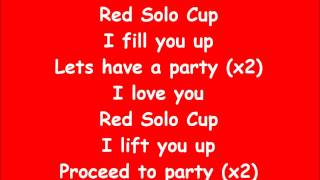 Toby Keith  Red Solo Cup lyrics on screen [upl. by Audwin]