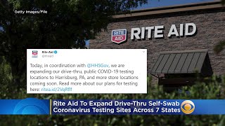 Rite Aid To Expand DriveThru SelfSwab Coronavirus Testing Sites Across 7 States [upl. by Beckett157]