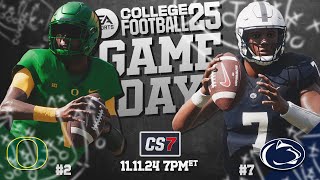 College Football 25 2 Oregon vs 7 Penn State Week 14 CS7  CPU vs CPU Dynasty [upl. by Belak]