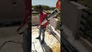 Solar water heater service part 2 [upl. by Ahsim]