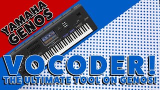 Yamaha Genos Vocoder Demo and Tutorial [upl. by Llewol]