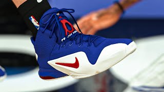 NBA 2K21 Shoe Creator  Nike Air Penny 6 quotSixersquot [upl. by Adivad232]