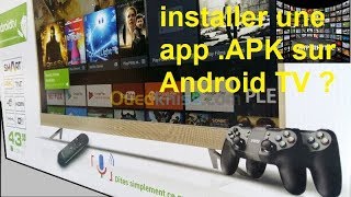 طريقة تحميل اي تطبيق اندرويد على شاشات Android TV [upl. by Dobb]