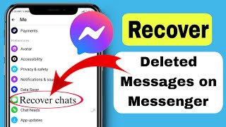 How To Recover Deleted Messages On Messenger 2024 New update [upl. by Melbourne388]