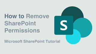 Microsoft SharePoint  How to Remove Permissions in a Hurry [upl. by Glynas864]