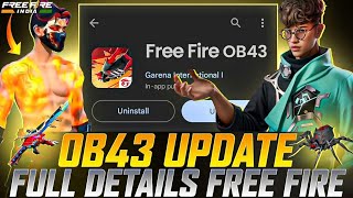 Free Fire OB43 Update Release Date And All Confirm Changes [upl. by Rika]