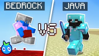 Minecraft Bedrock Sweat VS Java Sweat [upl. by Olathe]