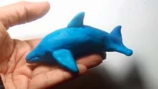 how to make playdoh dolphin [upl. by Fellows]