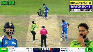 IND vs PAK Champions Trophy Highlights 2025  Pakistan vs India Full Match Highlights 2025 [upl. by Amles171]