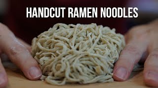 How to Make Ramen Noodles by Hand without a Pasta Machine Temomi Noodles [upl. by Jillie]