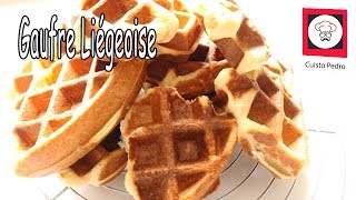 Comment faire la recette gaufre liégeoise Thermomix TM5 [upl. by Hedley]