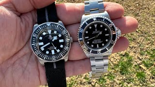 Rolex Submariner vs Tactical frog fxd [upl. by Eibloc402]