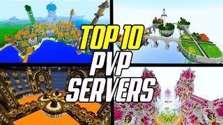 Top 10 Minecraft PVP Servers 116 KitPVPFactionsDuels [upl. by Jessie]