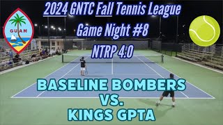 20241029 GNTC Tennis Doubles League  Game Night 8  NTRP 40 [upl. by Eceela]