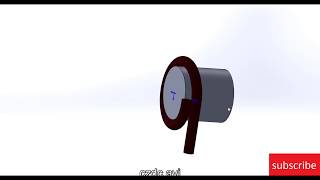 Dynamic rope winding animation in solidworks [upl. by Ellyn]