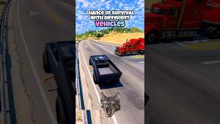 Chance of survival with different vehicles beamng beamngdrive game gameplay gaming beamngcrash [upl. by Artened597]