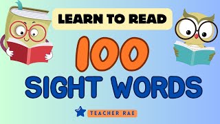 100 Sight Words  Learn to Read  Grade 1  Grade 2 [upl. by Dabney165]