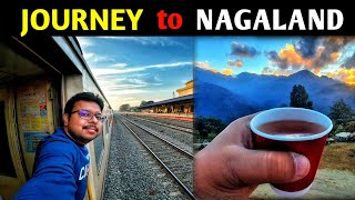 Guwahati to Dimapur Full Journey  BG Express in 2AC Coach  Nagaland Train Journey [upl. by Simonne]